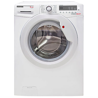 Hoover Dynamic Next Classic WDXC E4852-80 Freestanding Washer Dryer, A Energy Rating, 8kg Wash/5kg Dry Load, 1400rpm Spin Speed, White Hoover Dynamic Next Classic WDXC E4852-80 Freestanding Washer Dryer, A Energy Rating, 8kg Wash/5kg Dry Load, 1400rpm Spin Speed, White